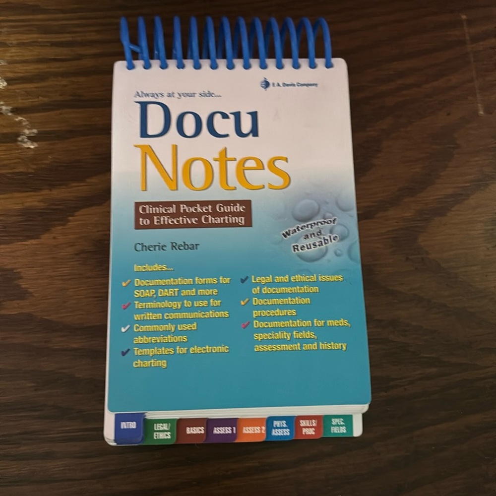 this note books is very useful for nursing documentation
